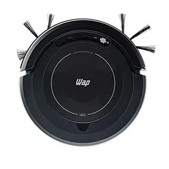 Aspirador de Pó Robô WAP ROBOT W100 Bivolt Automático 3 em 1 Varre Aspira e Passa Pano MOP para Limpeza