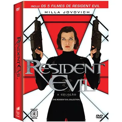 Dvd coleção Resident Evil (5 discos) | R$20