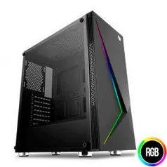 Gabinete Gamer Pichau Komor LED RGB Lateral em Vidro Temp, PGK-01-RGB