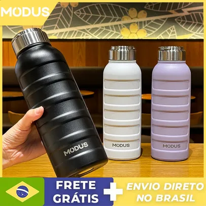 [DoBrasil] Modus Garrafa Térmica, Isolamento a Vácuo, Parede Dupla, Frio E Quente  1000ml - AliExpress 🇧🇷