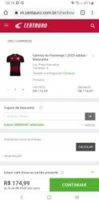 Saindo por R$ 175: Camisa do Flamengo I 2020 | R$175 | Pelando