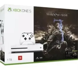 Xbox One S 1TB + Shadow Of War - R$1.407