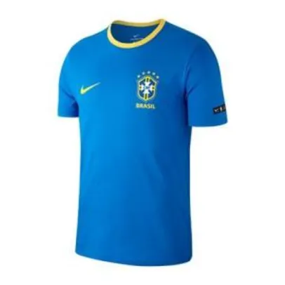 Camisa Nike Brasil Azul Masculina 888320-403 - R$48
