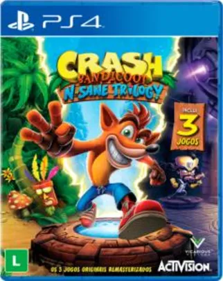 Crash Bandicoot N'sane Trilogy - PS4 por R$ 78