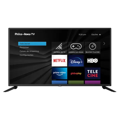 Smart TV 42” Philco LED PTV42G52RCF Roku TV Dolby Áudio