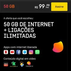 Oi Mais Top 50GB R$99,90