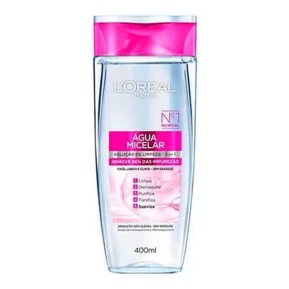 [REC] Água Micelar L'Oréal Paris Solução de Limpeza 5 em 1, 400ml