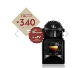 Cafeteira Nespresso Inissia Preta R$239