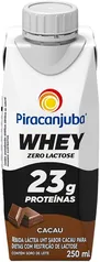 [REC] Whey Zero Lactose Sabor Cacau Piracanjuba 250ml 