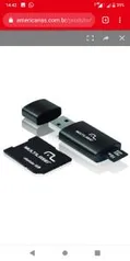 Pen Drive 16 Gb Micro Sd Preto Maxprint - R$12