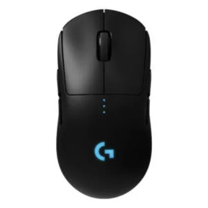 (APP) Mouse Gamer sem Fio Logitech PRO Wireless Preto - R$557