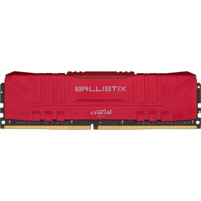 Memoria Crucial Ballistix 8GB (1x8) DDR4 3000Mhz Vermelha, BL8G30C15U4R