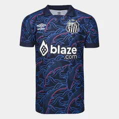 Camisa Santos III 23/24 s/n° Torcedor Umbro Masculina