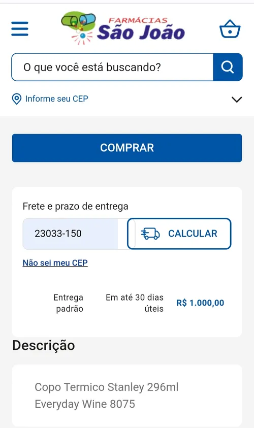 Imagen na descrição da promoção