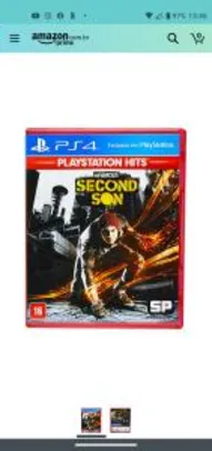 [Prime] Infamous Second Son Hits - PlayStation 4 - R$51