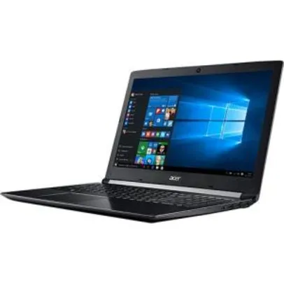 Notebook Acer A515-51-55QD Intel Core I5 4GB 1TB Tela LED 15.6" win 10 por R$ 1672