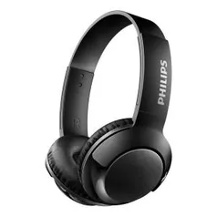 [Somente Retirada] Fone de Ouvido Philips SHB3075BK/00 com Bass+ Microfone e Tecnologia Bluetooth - Preto - R$106