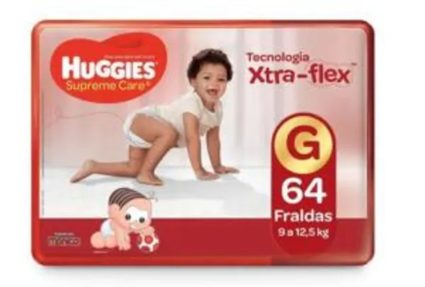 [leve 3 pague 2.] Fralda Huggies Supreme Care G 64 Unidades - R$25