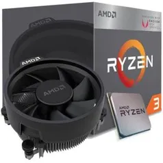 PROCESSADOR AMD RYZEN 3 2200G QUAD-CORE 3.5GHZ (3.7GHZ TURBO) 6MB CACHE AM4, YD2200C5FBBOX - R$380