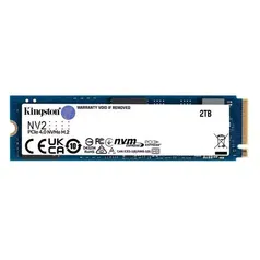 [App] Ssd Kingston Nv2 2 Tb, M.2 2280 Pcie, Nvme, Leitura: 3500 Mb/S