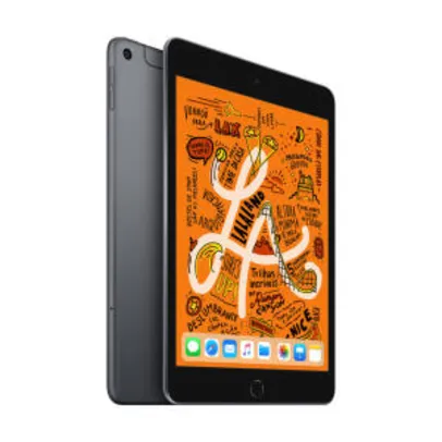 iPad Mini 7,9", 5ª geração, 64GB, Wi-Fi, Cinza Espacial, Apple | R$3399