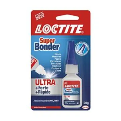 Cola Loctite Super Bonder Ultra 1x20g | R$ 11
