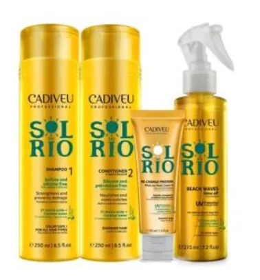 Kit Cadiveu Sol do Rio Home Care - R$79,99