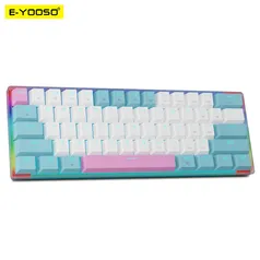 E YOOSO Z11T USB 60% Teclado Mecânico