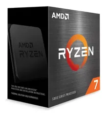 Processador gamer AMD Ryzen 7 5700X 100-100000926WOF  de 8 núcleos e  4.6GHz de frequência