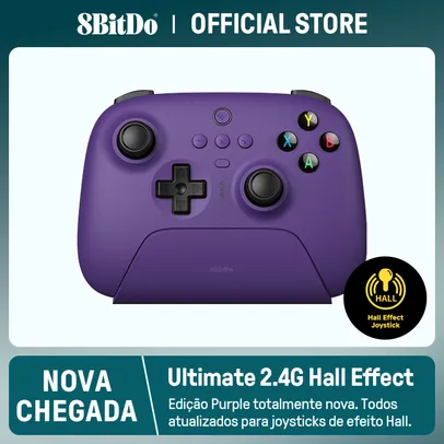 [Taxa Inclusa/ Moedas 🔥R$256] Controle 8Bitdo Ultimate 2.4GHz/Bluetooth