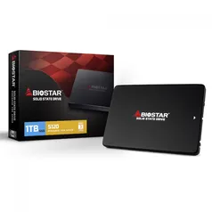 SSD Biostar S120, 1TB, Sata III, Leitura 550MB/s e Gravação 525MB/s, SA902S2E3T-PN1BL-BS2