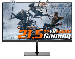 Monitor Gamer SuperFrame View, 21,5 Pol, Full HD, 75Hz, Painel VA, HDMI/VGA, SF22H2F