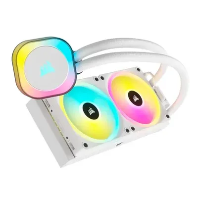 Water Cooler Corsair Icue Link H100i RGB AIO 240mm - Branco