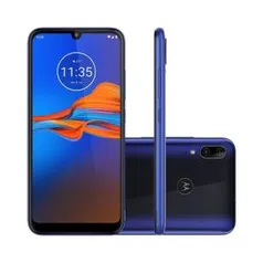 Smartphone Motorola Moto E6 Plus 64GB Azul Netuno 4G Tela 6,1" Câmera Dupla 13MP Selfie 8MP