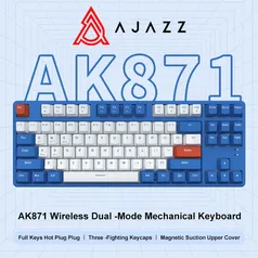 Teclado Ajazz-clavier Mécanique De Jeu Ak871