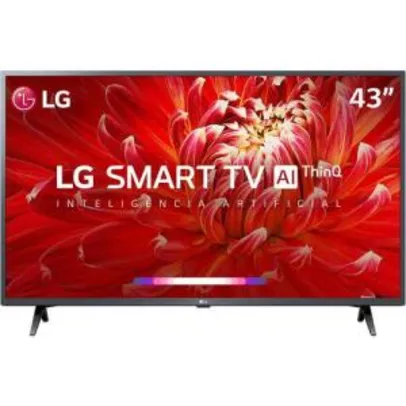 Smart TV Led 43'' LG 43LM6300 FHD Thinq AI  por R$ 1440