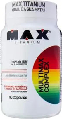 [PRIME] Multimax Complex - 90 Cápsulas, Max Titanium | R$ 25,60