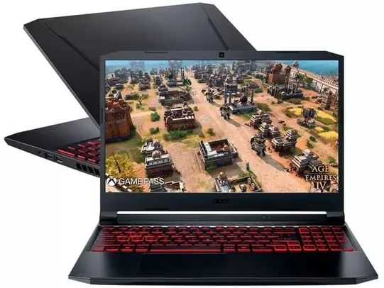 Notebook Gamer Acer Nitro 5 Intel Core i5 8GB - 512GB SSD 15,6” Full HD IPS NVidia GTX 1650 4GB