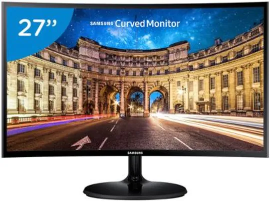 Monitor para PC Full HD Samsung LED Curvo 27” - C27F390F