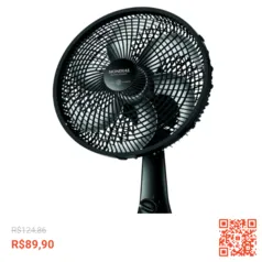 Ventilador de mesa 30 cm 6 pás com 3 velocidades - VSP-30-B - Mondial