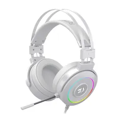 [AME R$ 199] Headset Gamer Redragon Lamia 2 Lunar White 7.1 rgb USB H320