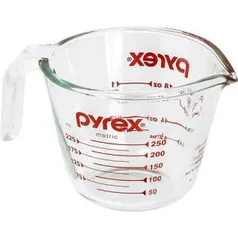 Copo Dosador Pyrex Vidro 250ml Basics - R$10