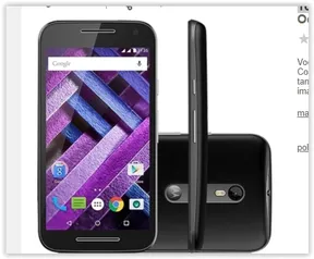 Smartphone Motorola Moto G 3ª Geração 16GB Nano | R$ 400