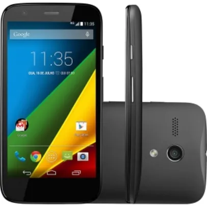 Smartphone Moto G Android 4.4.3 Tela 4.5" 8GB 4G Câmera 5MP - R$650