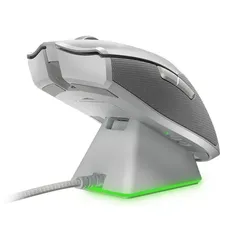 Mouse Sem Fio Gamer Razer Viper Ultimate, Chroma, com Dock, Sensor Óptico, 8 Botões, 20000DPI, Mercury White - RZ01-03050400-R3U1