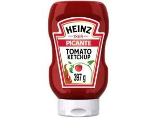 [APP +OURO +Magalupay =R$1.79]Ketchup Picante Heinz 397g | R$ 1.80