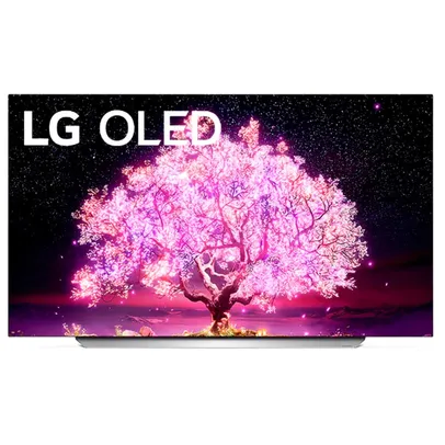 Smart TV LG 48 OLED48C1 4K Inteligência Artificial ThinQ Controle Smart Magic Preto Bivolt