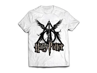 Camiseta Harry Potter Reliquias da Morte Tamanho