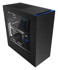 Gabinete NZXT PRETO/AZUL S/Fonte CA-S340MB-GB