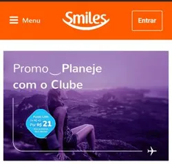 50% off no plano 1000 do Smiles durante 6 meses